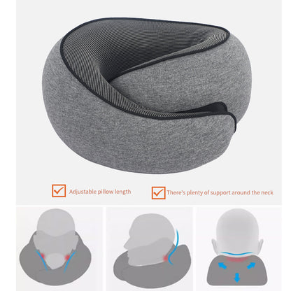 Memory Foam Travel Neck Pillow