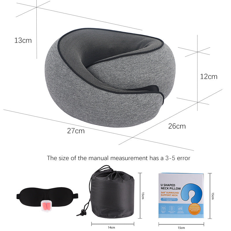 Memory Foam Travel Neck Pillow