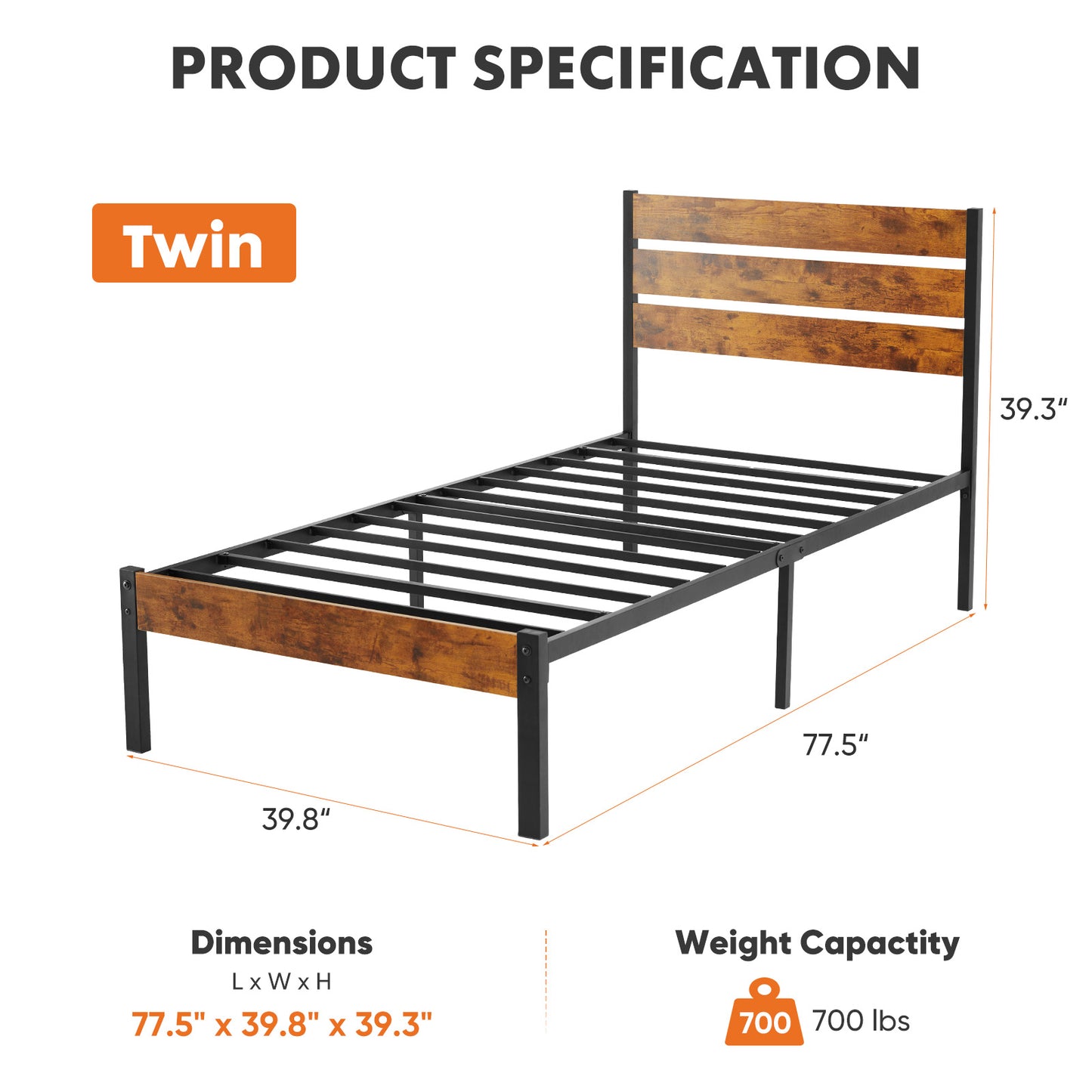 Metal Platform Bed Frame