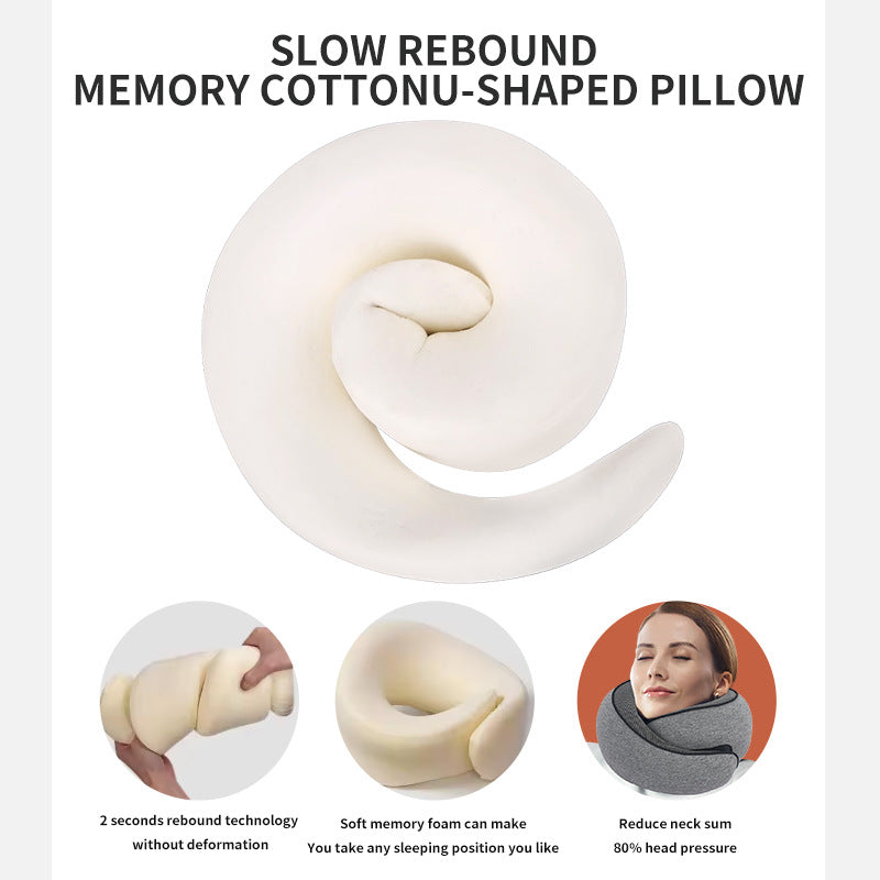 Memory Foam Travel Neck Pillow