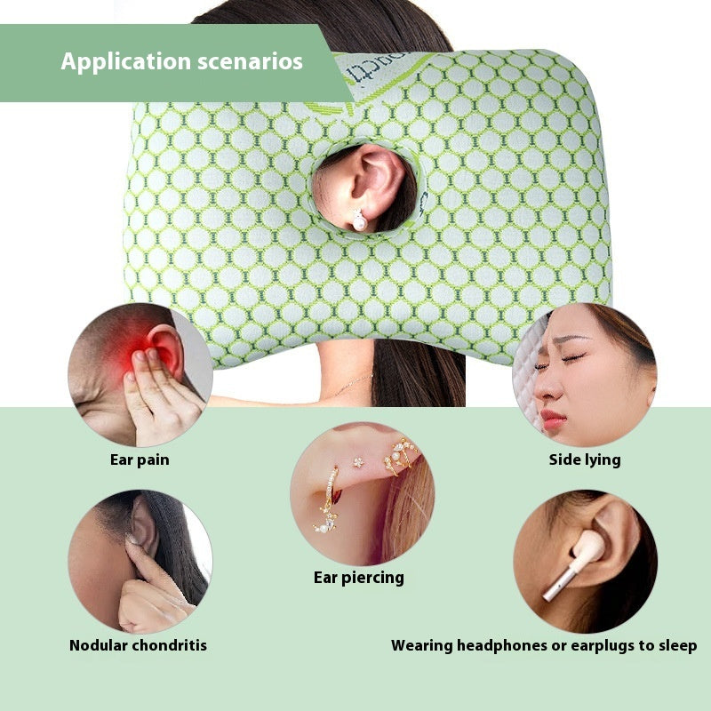 Beauty Salon Single Hole Ear Pillow