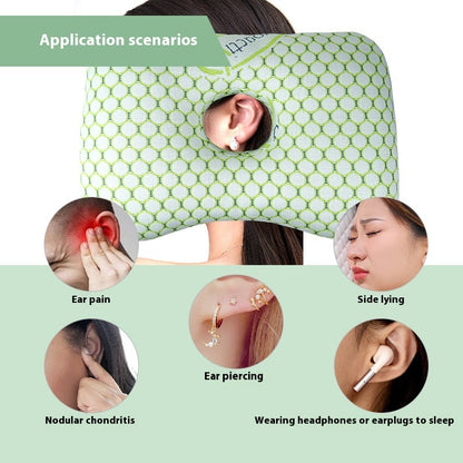 Beauty Salon Single Hole Ear Pillow